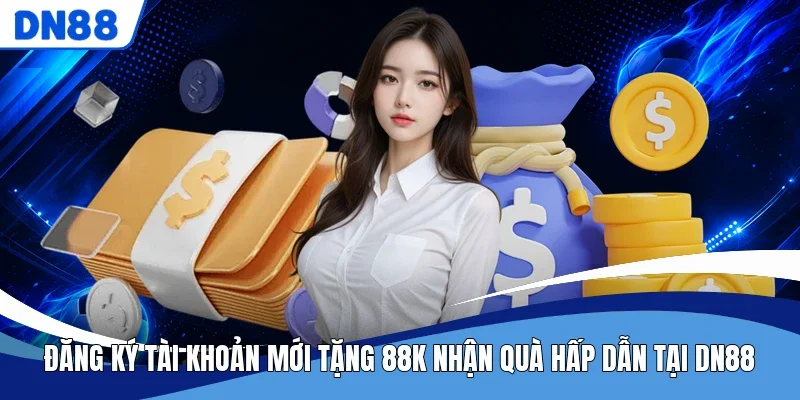 Đăng Ký Tài Khoản Mới Tặng 88K Nhận Quà Hấp Dẫn Tại DN88