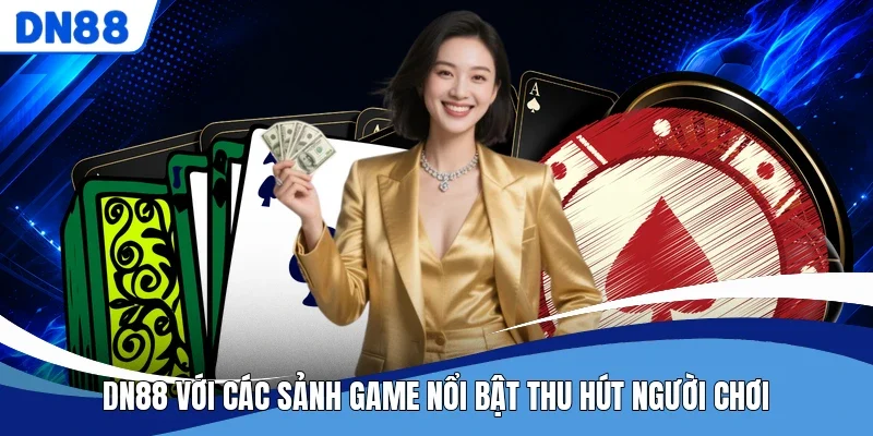 DN88 với các sảnh game nổi bật thu hút người chơi