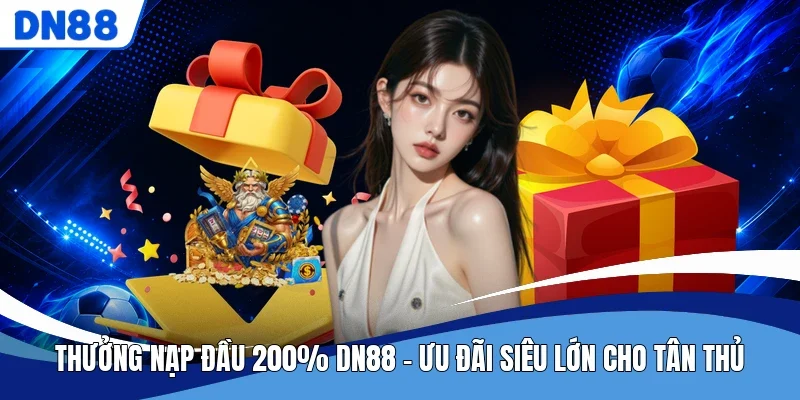 Thưởng Nạp Đầu 200% DN88 - Ưu Đãi Siêu Lớn Cho Tân Thủ